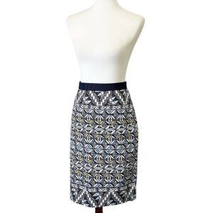 Tory Burch Pull On Pencil Skirt Womens Size Large
